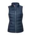 441F Russell Athletic Ladies Nano Padded Bodywarmer French Navy colour image